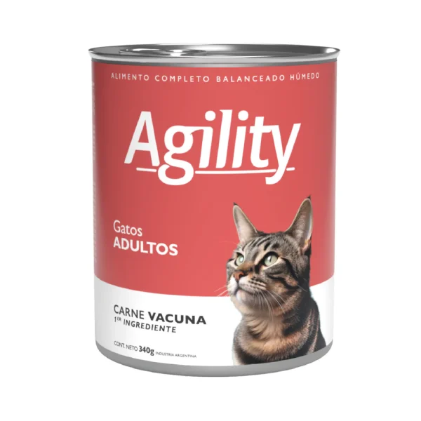 Lata agility gato adulto sabor carne