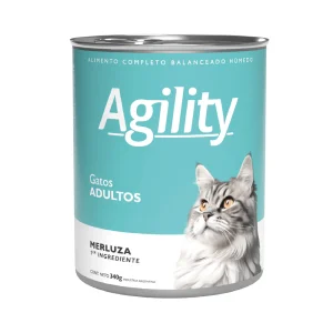 Lata agility gato adulto sabor merluza