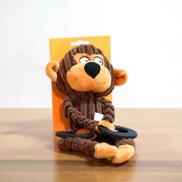 Peluche para mascotas mono